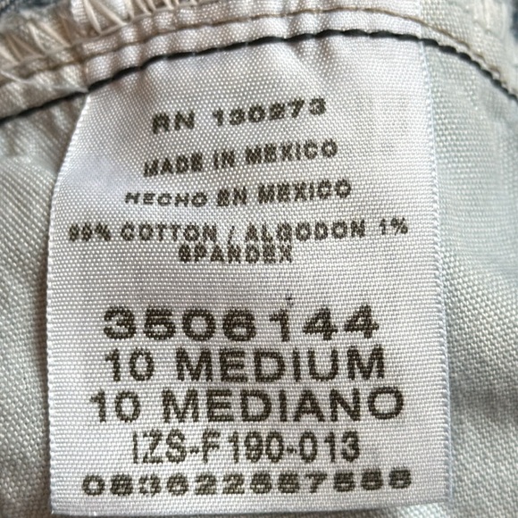 Vintage Lee High Rise Tapered Mom Jeans Side Elastic Medium Blue Wash Size 10 - Picture 4 of 14